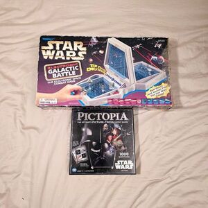 Tiger Star Wars Electronic Galactic Battle + Star Wars Pictopia